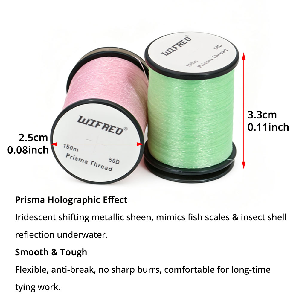  50D Prisma Fly Tying Thread  - Ice Fishing Line recension och pris