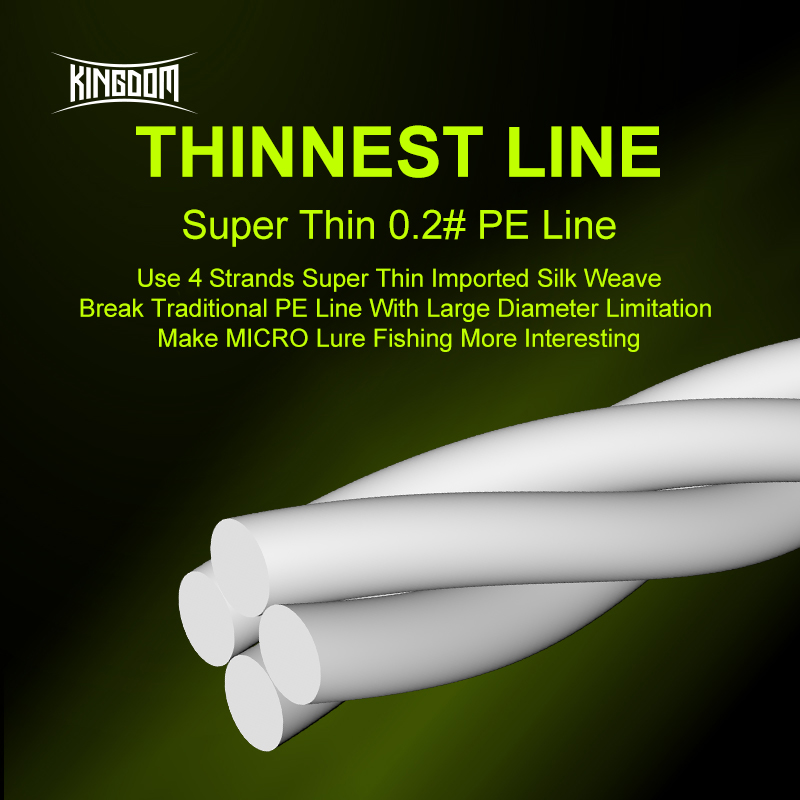 Kingdom THINNEST LINE Super Th - Ice Fishing Line recension och pris